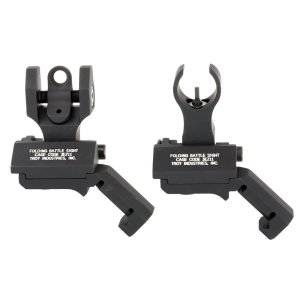 Troy SSIG45SHRBT00 45° BattleSight Set HK Front & Rear Black Anodized