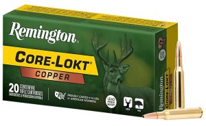 Remington Core-Lokt Copper 243 Win 85 Grain 20 Rounds R27856