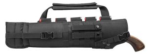 NcStar CVXSCB3016B Shotgun Scabbard Padded Expandable 20 In-25 In Black