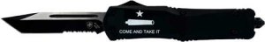 Templar Knife LCATI531 Large OTF 3.5" Black Tanto Blade