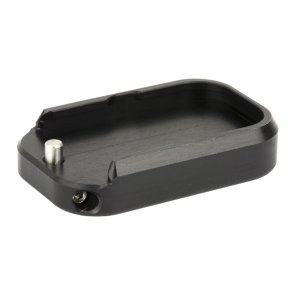 Taran Tactical Innovation Base Pad for Glock +0 9/40 Double-Stack Black