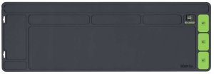 Breakthrough Clean BT-SGM-R Shield Mat Gray/Green PVC 35.88 x11.88