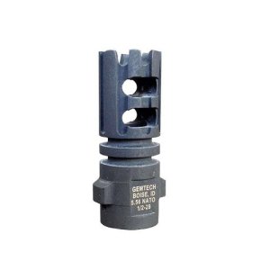 Gemtech 12152 5.56mm Muzzle Brake 1/2-28 Thread, Quickmount Lugs