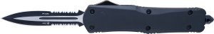Templar Knife LBR431 Large OTF Black Rubber 3.5" Dagger Blade