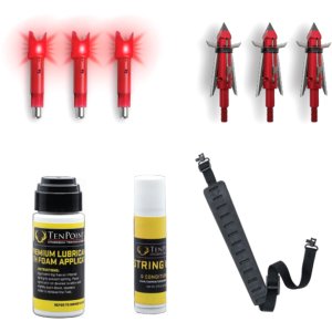 TenPoint HCA1125 Ready-to-Hunt Kit Nocks Broadheads Sling Lubricant