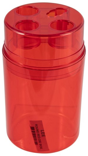 Lee Precision 90535 Red Plastic Multi-Caliber 3 Die Box