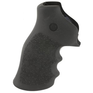Hogue 80000 Monogrip Black Rubber Finger Grooves Fits Ruger GP100