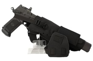 Cole-tac VWX102 Varmint Wrangler XL Pistol Holder Chest Black Left Hand