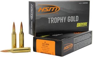 HSM Ammunition Trophy Gold 243 Winchester 95gr BTHP 20rd