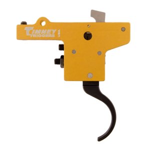 Timney 201 Featherweight Curved Trigger 3 lbs Draw Yellow/Black Finish
