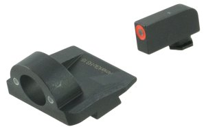 AmeriGlo GL5225 Ghost Ring Sight Set for Glock Green Tritium Orange