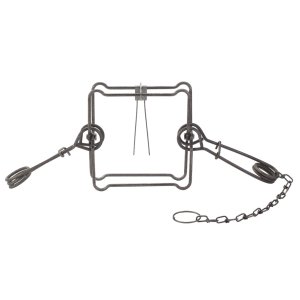 Duke 280 Double Spring Body Grip Trap 8" x 8" Jaw Spread Silver Color