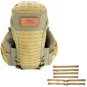 Tethrd FAS-PACK-KIT Coyote, 1000 cu in, 500D Cordura, YKK Zippers, HDPE