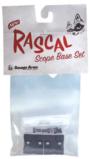 Savage Arms Rascal Two-Piece Scope Mount Base 70459 Black