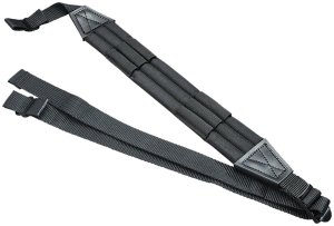 Butler Creek 26972 Padded Rifle Cartridge Sling Black 48" OAL 6 Loops