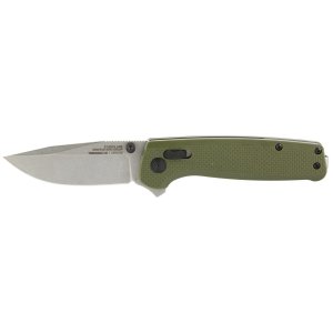 SOG Terminus XR Olive Drab G10 2.95 In D2 Plain Edge Folding Knife