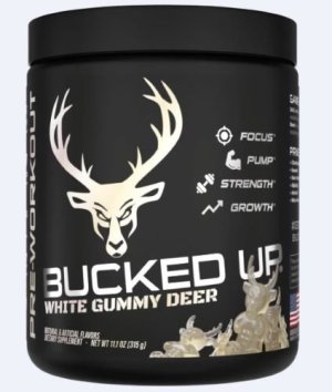 Bucked Up 1001157 Pre Workout White Gummy Pineapple