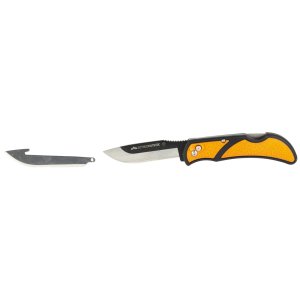 Outdoor Edge Razor Lite EDC 3 In Folder Orange with 4 Blades RLB3030C