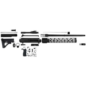 TacFire AR-10 .308 / 7.62x51 Unassembled Rifle Kit w/ Lower Parts Kit - 18"