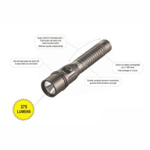 Streamlight Strion DS HL Flashlight 700 Lumens AC/DC Charger Black 74621