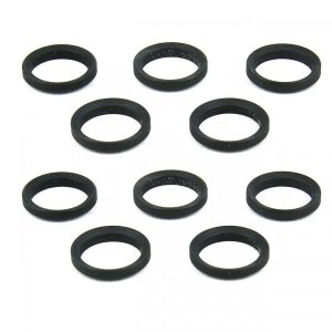 Tacfire AR-10 Muzzle Brake Crush Black Washers - 1