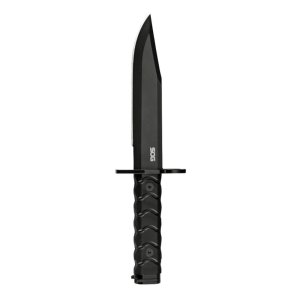 SOG BAR15C Bayonet 7 in AUS-8 Steel Black G10 Handle Fixed Knife
