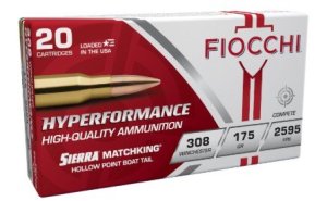 Fiocchi 308MKD Hyperformance 308 Win 175gr Sierra MatchKing 20 Rounds
