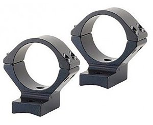 Talley 95X734 Scope Mount/Ring Combo 1" Tube Black Aluminum High