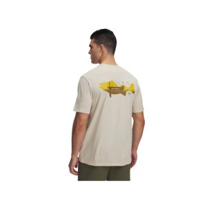 Under Armour UA M WALLEYE SS Men's XL Sandstorm/Gold 40% Recycled