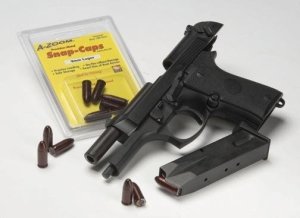 A-Zoom Precision 45 ACP Aluminum Snap Caps, 5-Pack, Safe Handling Training Tool, 15115