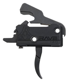 Rise Armament Rave 140 RA-140 Curved Drop-In Trigger Black