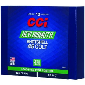 CCI HEVI-Bismuth 3746B 45 Colt 130gr #8 Shot Shotshell 10/Box