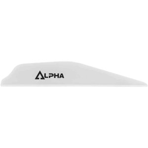 Bohning 101062WH28 Alpha Vanes White 100pk AR1250 Material Silent Flight