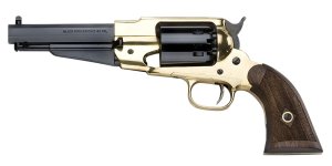 Pietta 1858 Remington Brass Sheriff PF58BR44512 44 Cal 5.5 In Blued