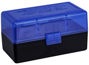 Berry's Ammo Box #405 - .223 Rem./5.56mm 50/rd Blue/Black