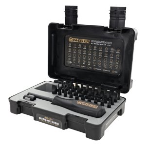 Wheeler 43-Piece Gunsmithing Screwdriver Set, Black, Rust-Resistant, Comfort Grip, Organized Case