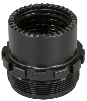 Yankee Hill Machine Co. Phantom 1-3/8-24 Thread Black Stainless