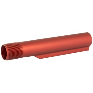 LBE Unlimited MBUF002RED 6-Position AR-15 Mil-Spec Buffer Tube Red