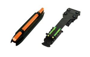 HiViz C200-2 Ultra Narrow Magnetic Shotgun Sight Set Green/Orange