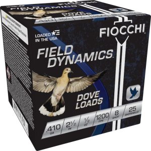 Fiocchi 410GT8 Field Dynamics Dove & Quail Shotgun Ammo