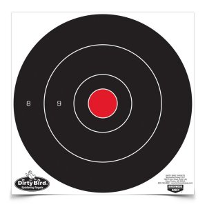 Birchwood Casey BC-35070 Dirty Bird 12" Bull's-Eye Target, 100 Pack