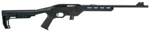Citadel CIT22LRB Trakr 22 LR 18" Blued Barrel Black Synthetic Stock