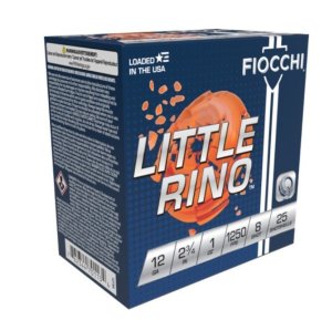 Fiocchi Exacta Little Rino 12 Gauge 2.75In 1oz #8 Lead 1250fps