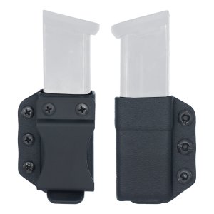 DeSantis A100KJKKZ0 Persuader Mag Pouch IWB/OWB Black Kydex Clip