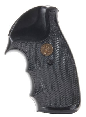Pachmayr Gripper Checkered Black Rubber Grip Finger Grooves