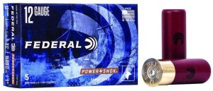 Federal F127SS2 Power-Shok Shotshell 12 Gauge 2.75" 1 oz Sabot Slug Shot 5 Per Box/ 50 Cs
