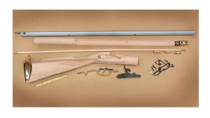 Traditions Kentucky Rifle Kit 50 Cal 33.50" Blued Sidelock Action