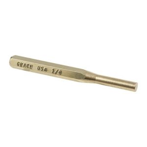 GRACE USA 1/4" (6.4MM) BRASS PIN PUNCH