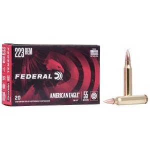 Federal AE223 223 Rem 55gr FMJBT 20Rd Tactical Ammo