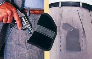 Uncle Mike's Inside Pocket Holster Size 2 Fits Most 380 Ambi Blk 87442